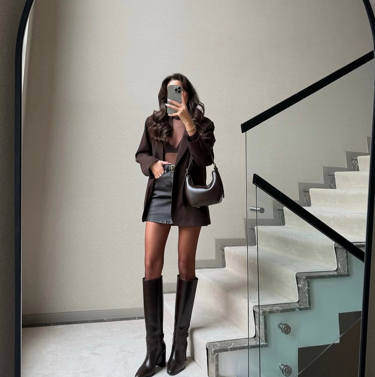Zr Brown Skirt