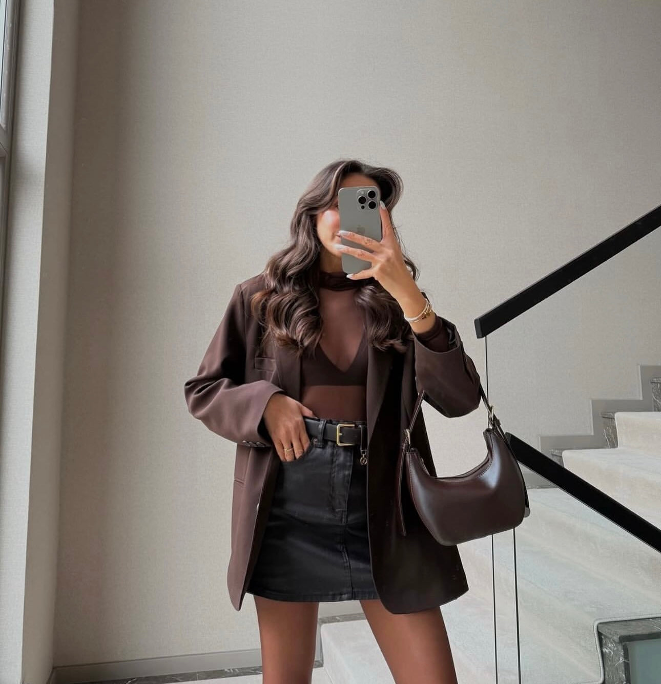 Zr Brown Skirt