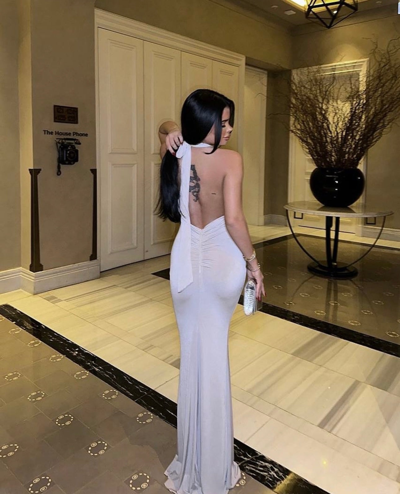 Beige Long Dress