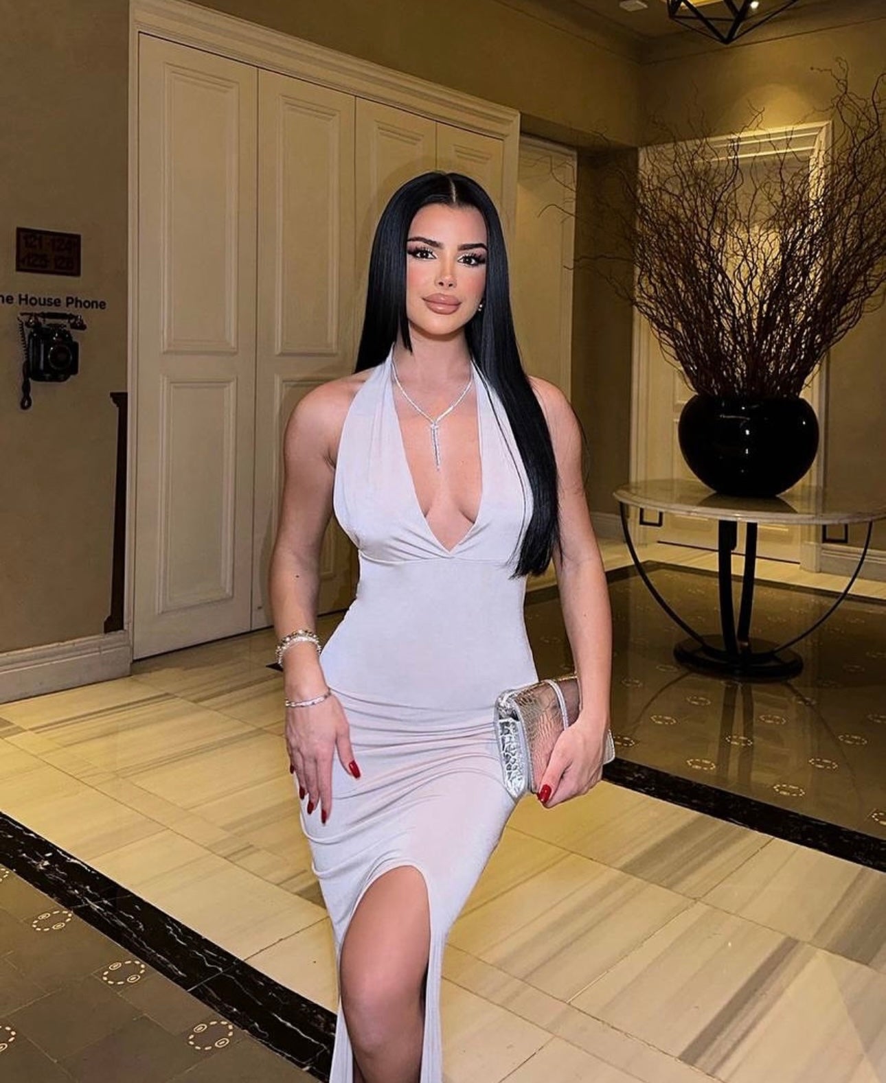 Beige Long Dress
