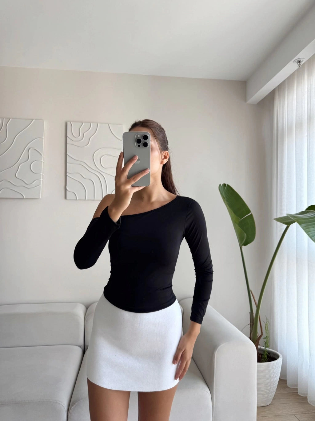 Off the Shoulder Top - BLACK