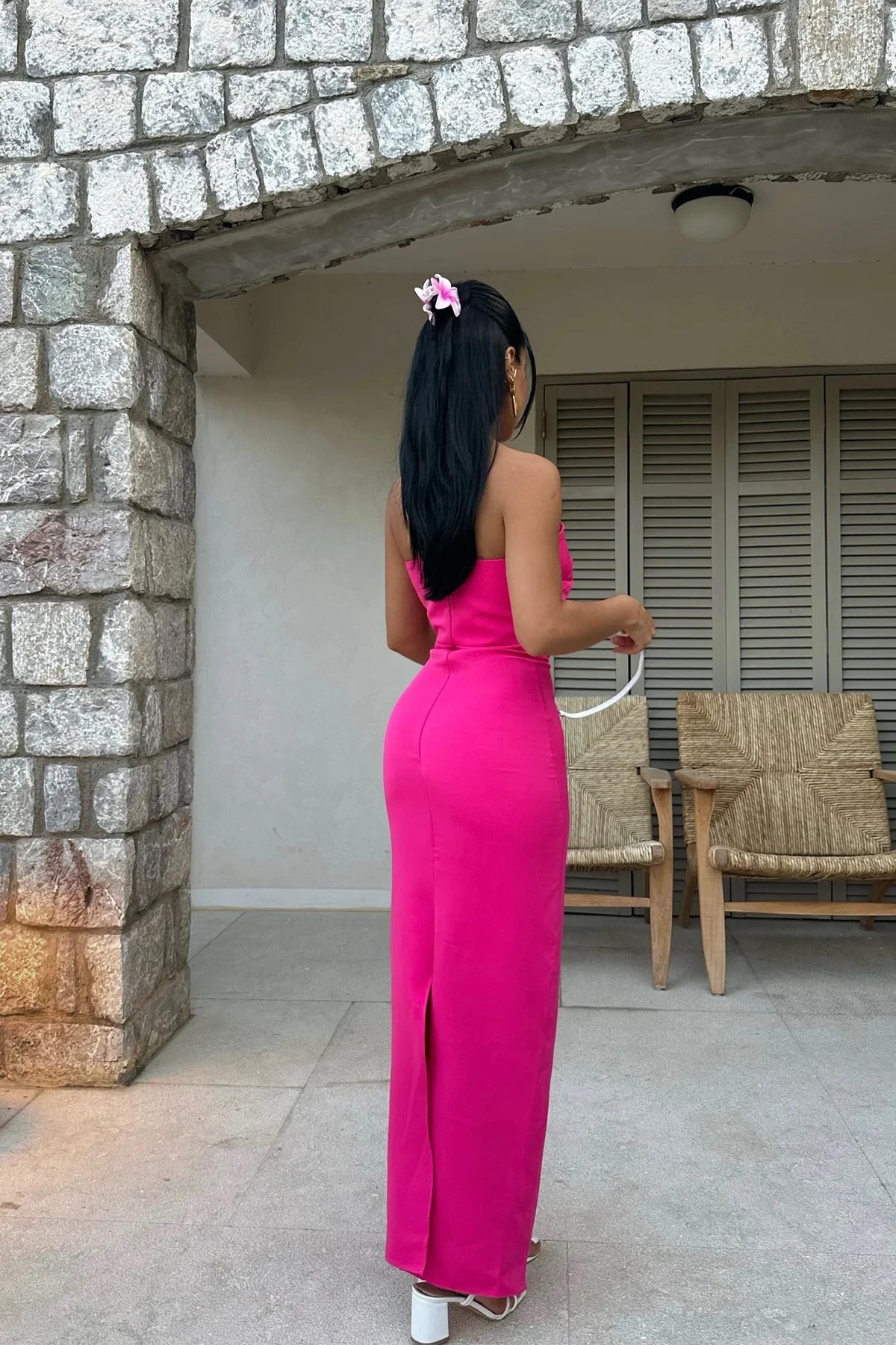 Fuchsia Design Dress