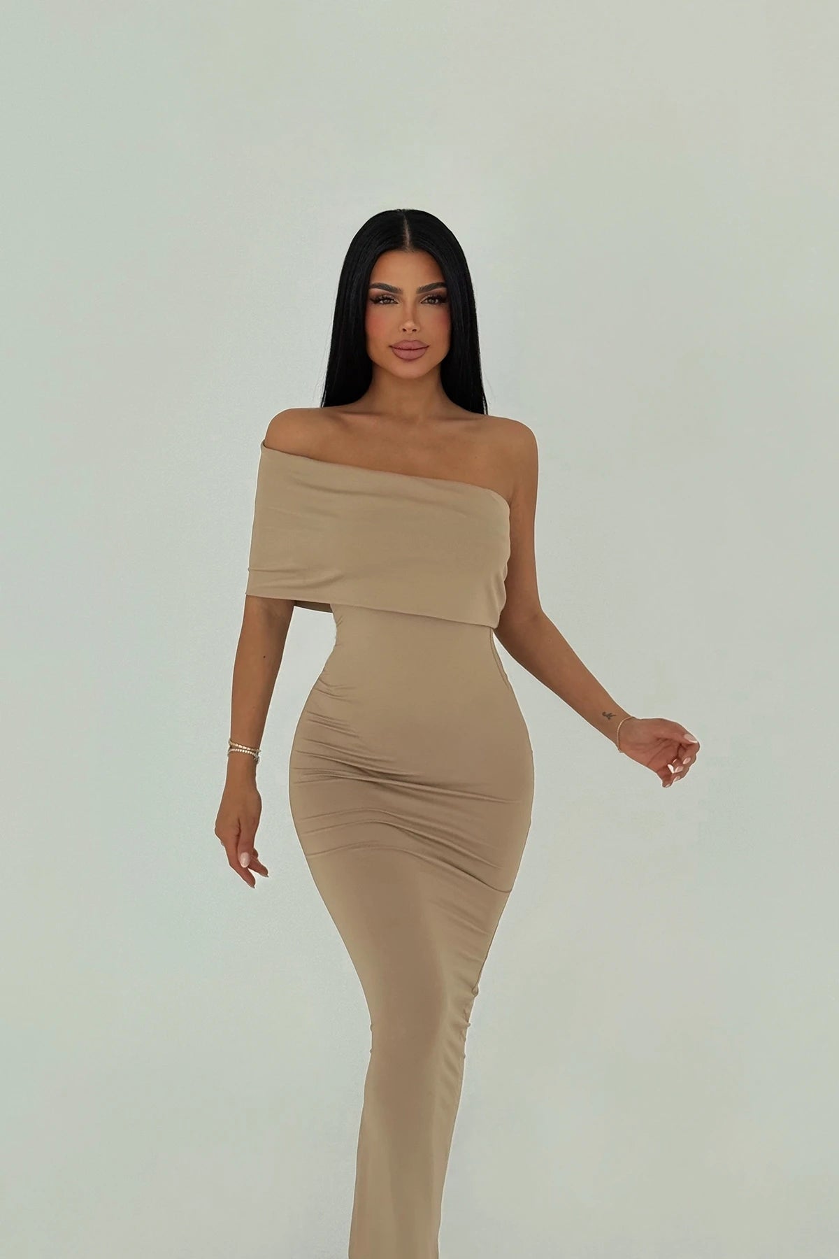 Soil Vanya One Sleeve Dress