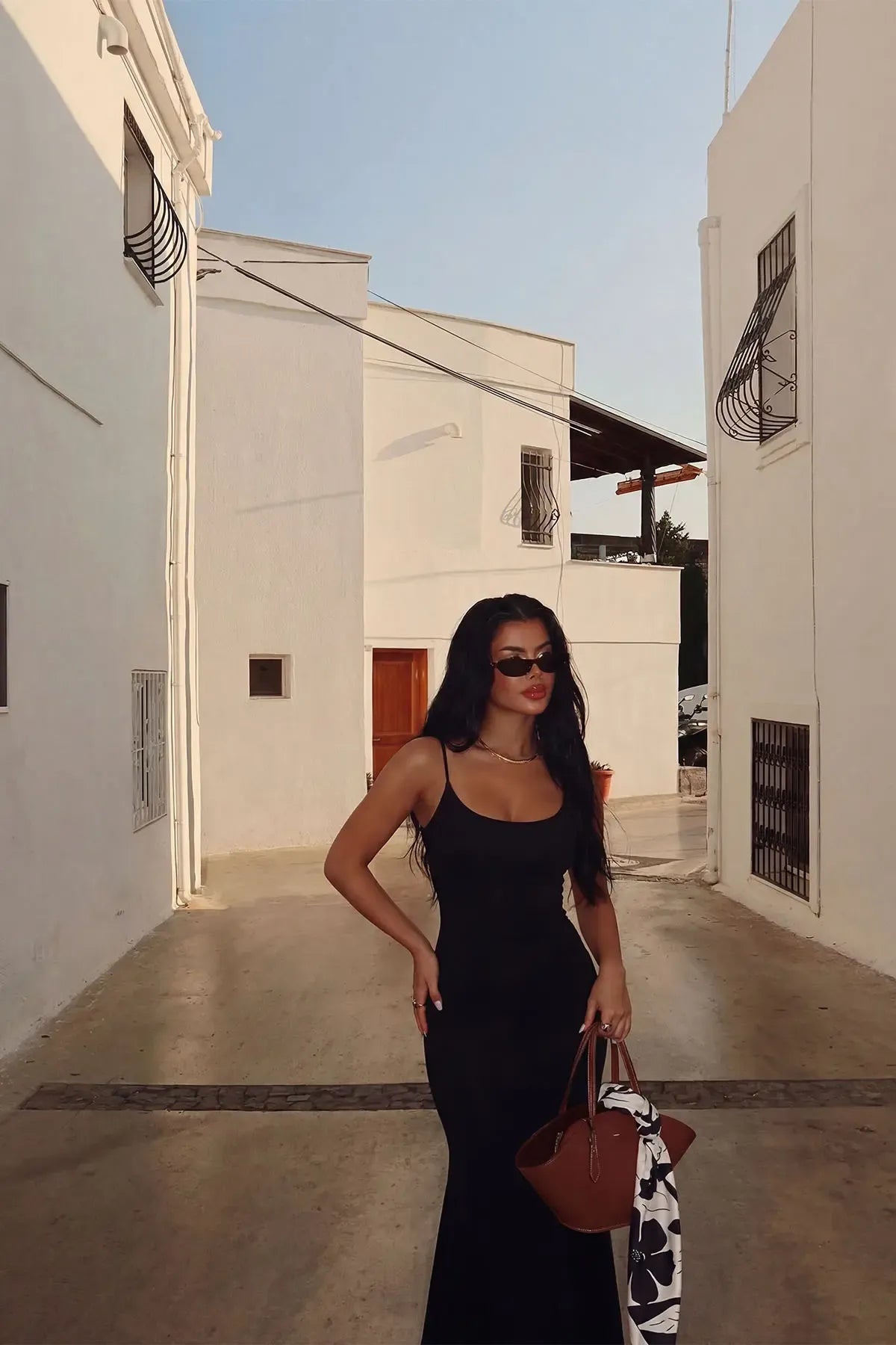 Black Carter Long Dress