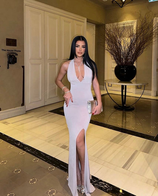 Beige Long Dress