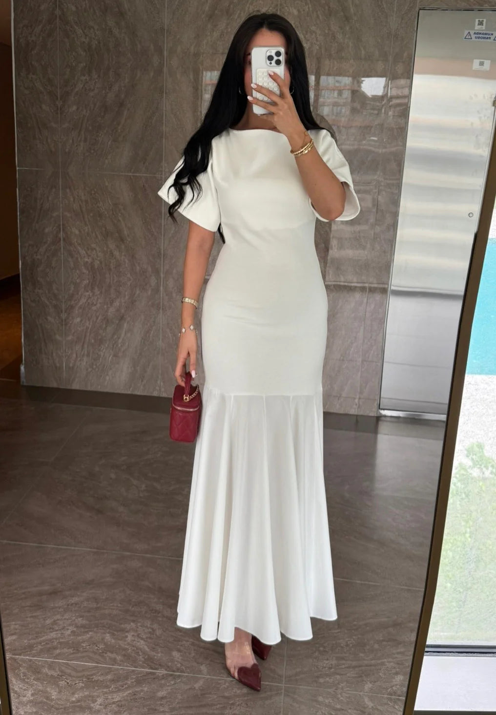 Ariana White Dress