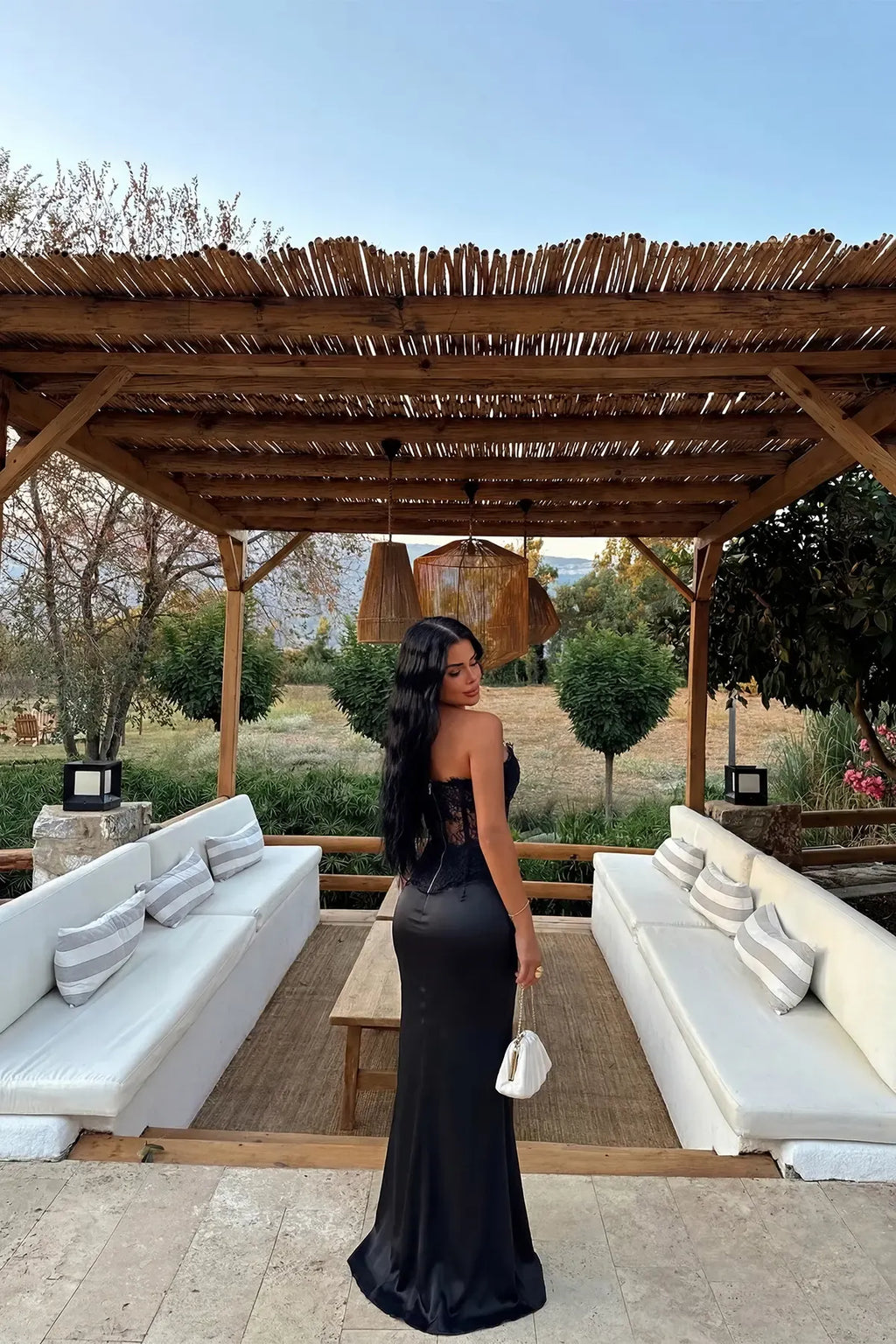 Black Skirt Set
