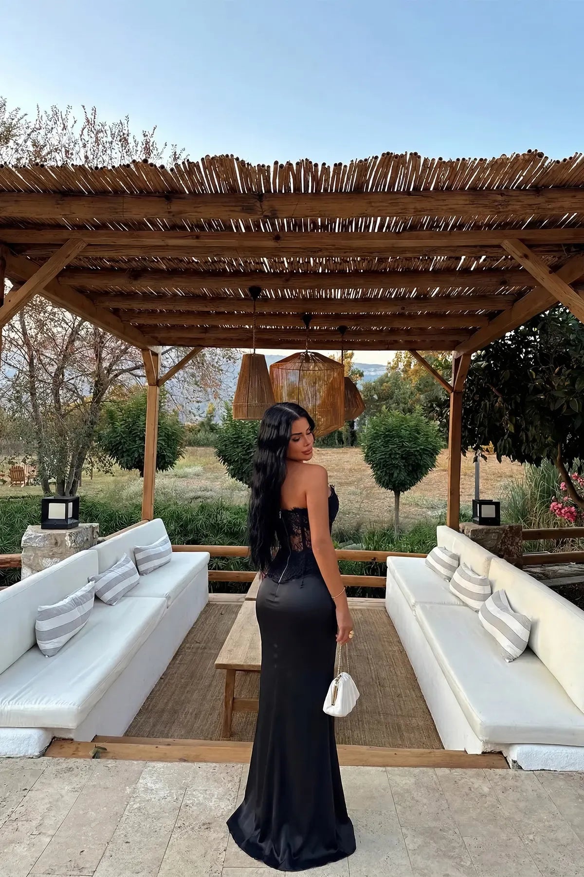 Black Skirt Set