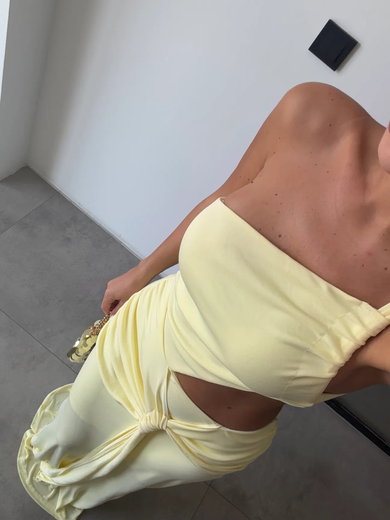 Khloe dress yellow