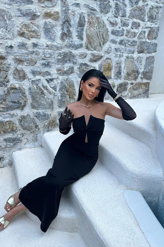 Black Design Dress