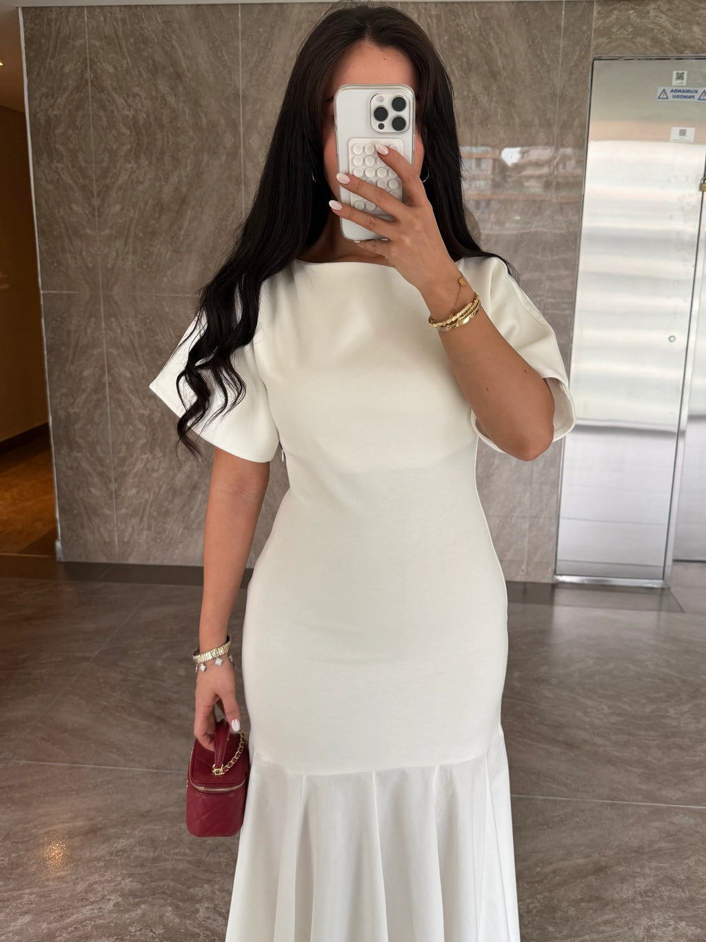 Ariana White Dress