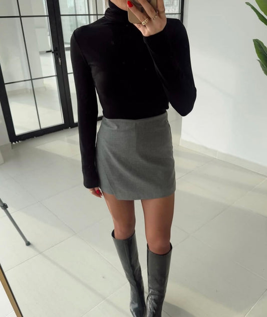Zr Grey Skort