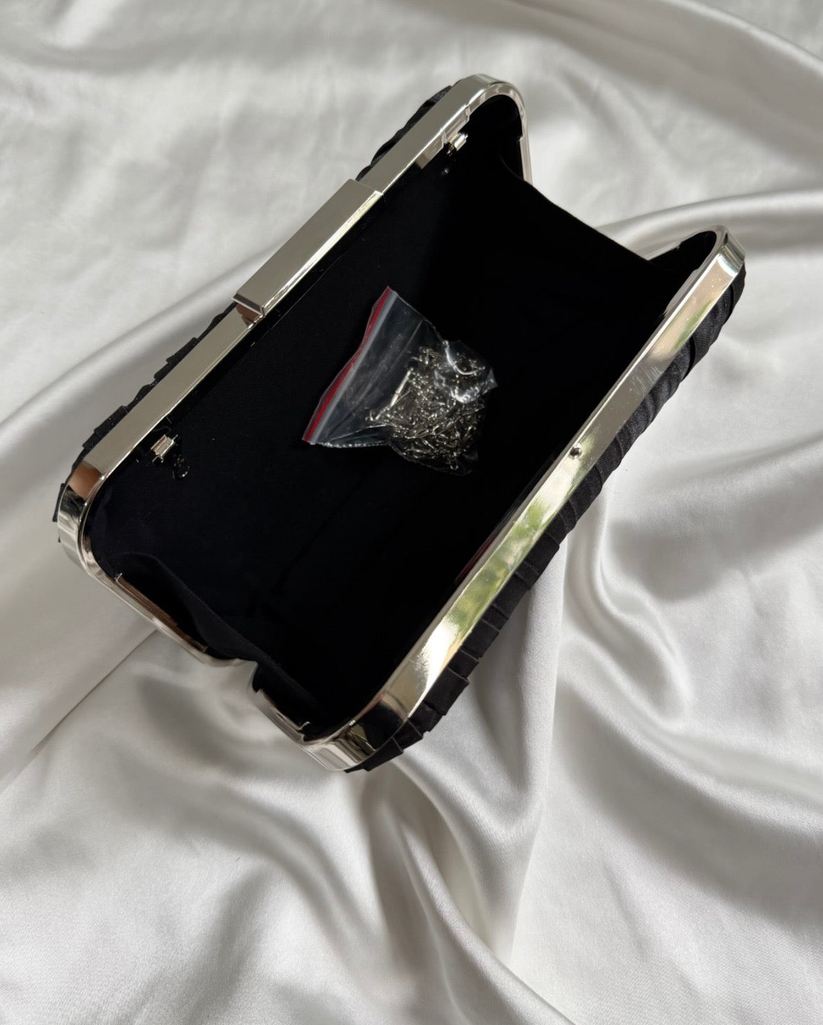 Pleated Model Evening Bag