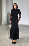 Celeste black dress