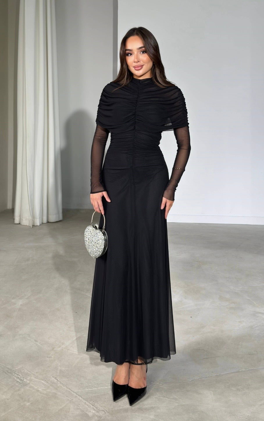 Celeste black dress
