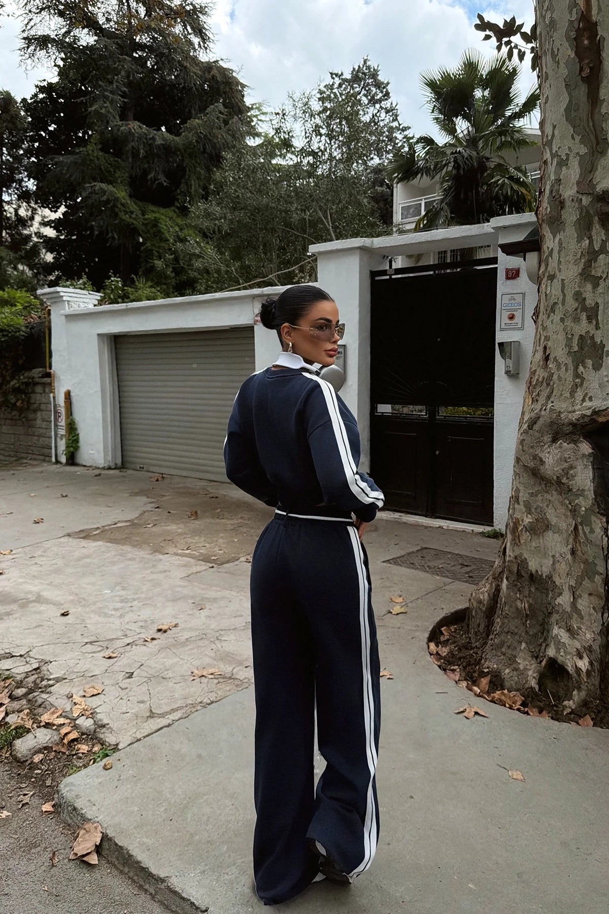 Navy Blue Trouser Suit