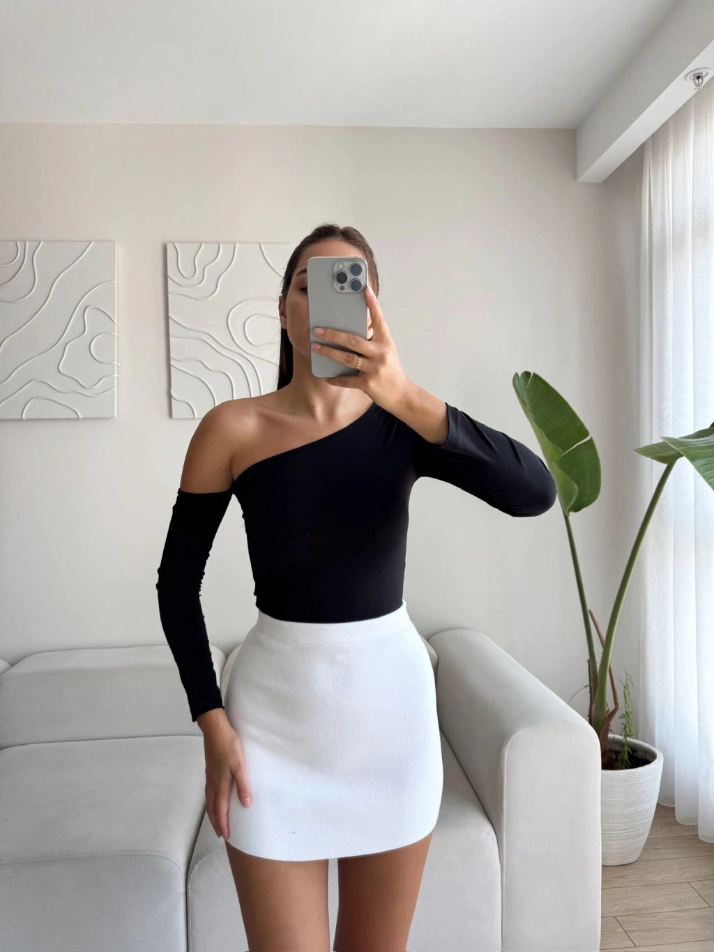 Off the Shoulder Top - BLACK