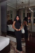 Black Doria Long Dress