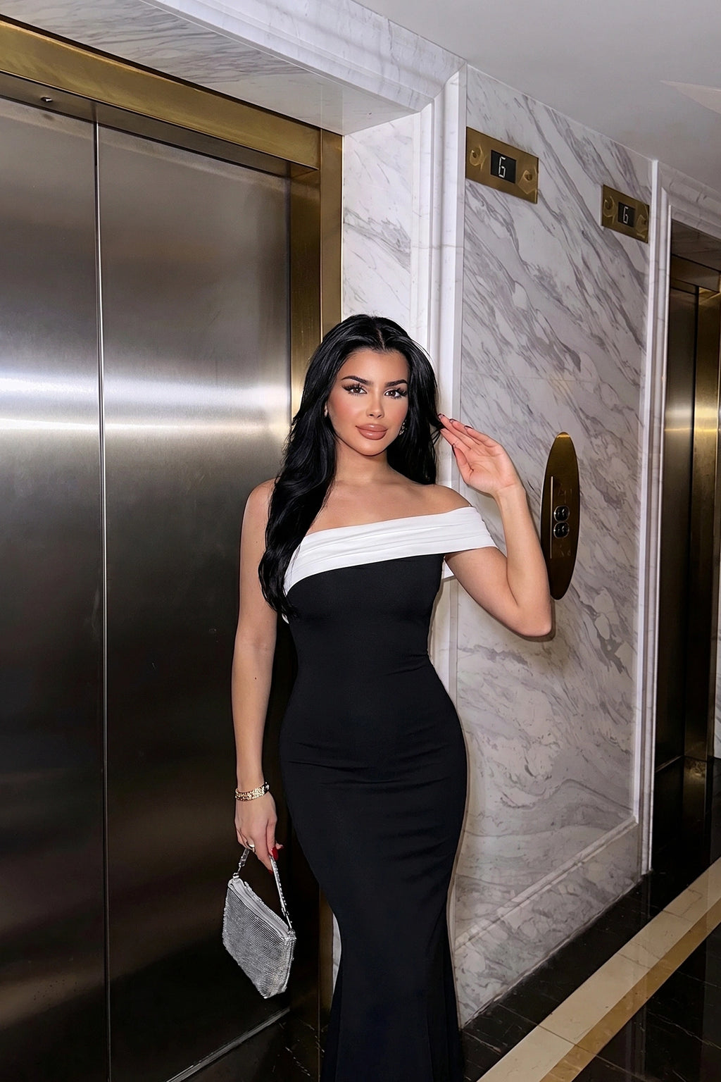 Black Basic Long Dress