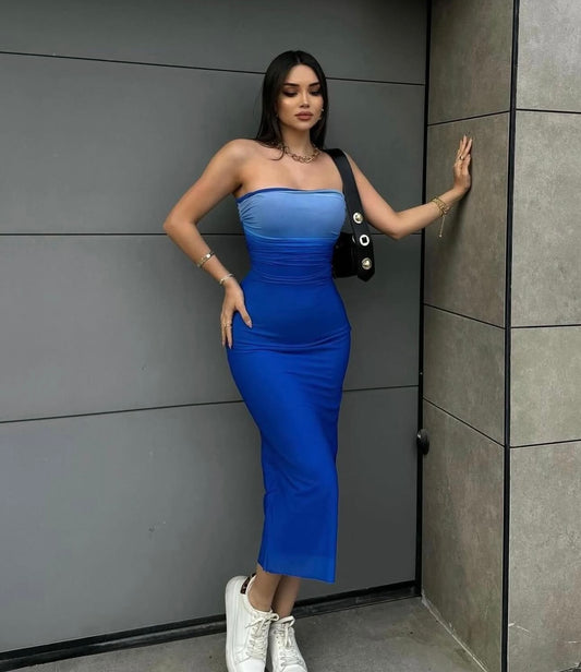 Blue dress
