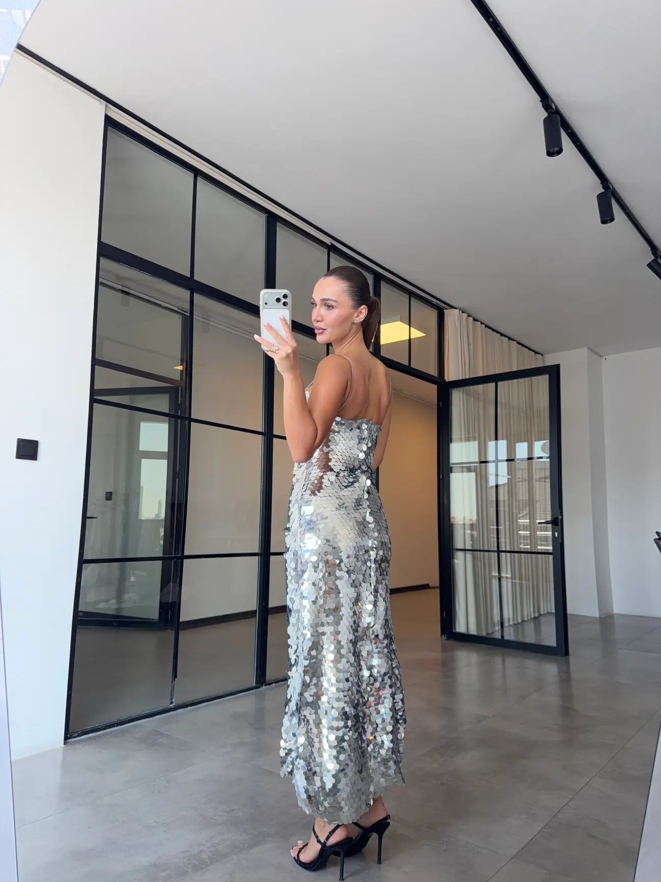 Kyle dress silver