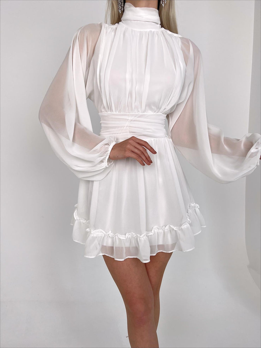 mini white dress