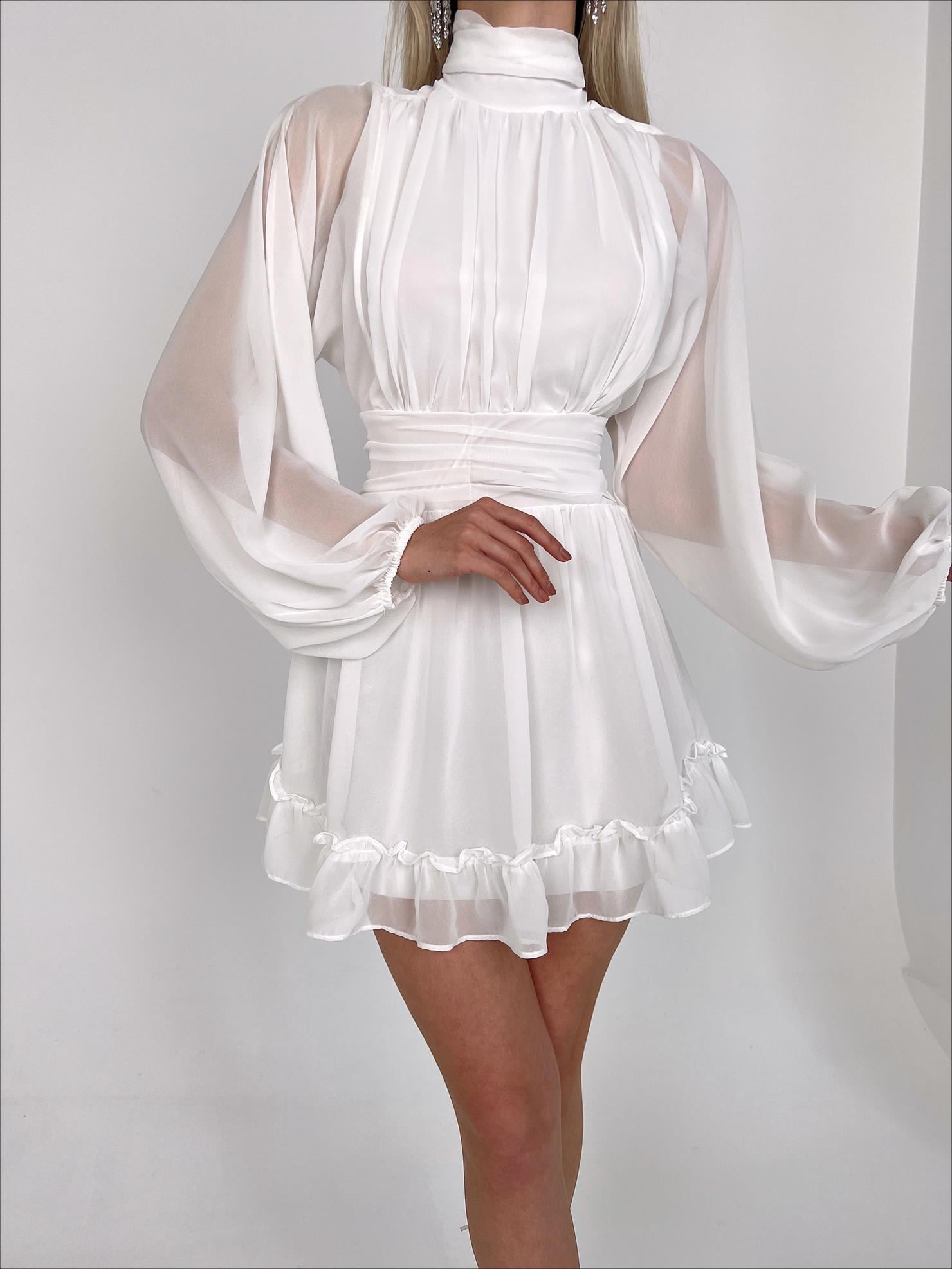 mini white dress