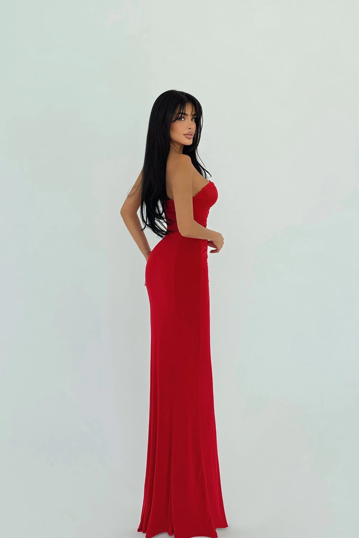 Red Kenley Maxi Dress