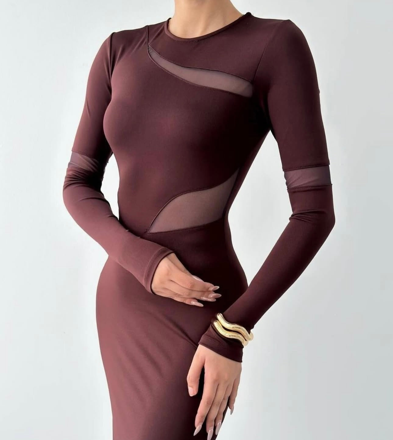 Brown dress