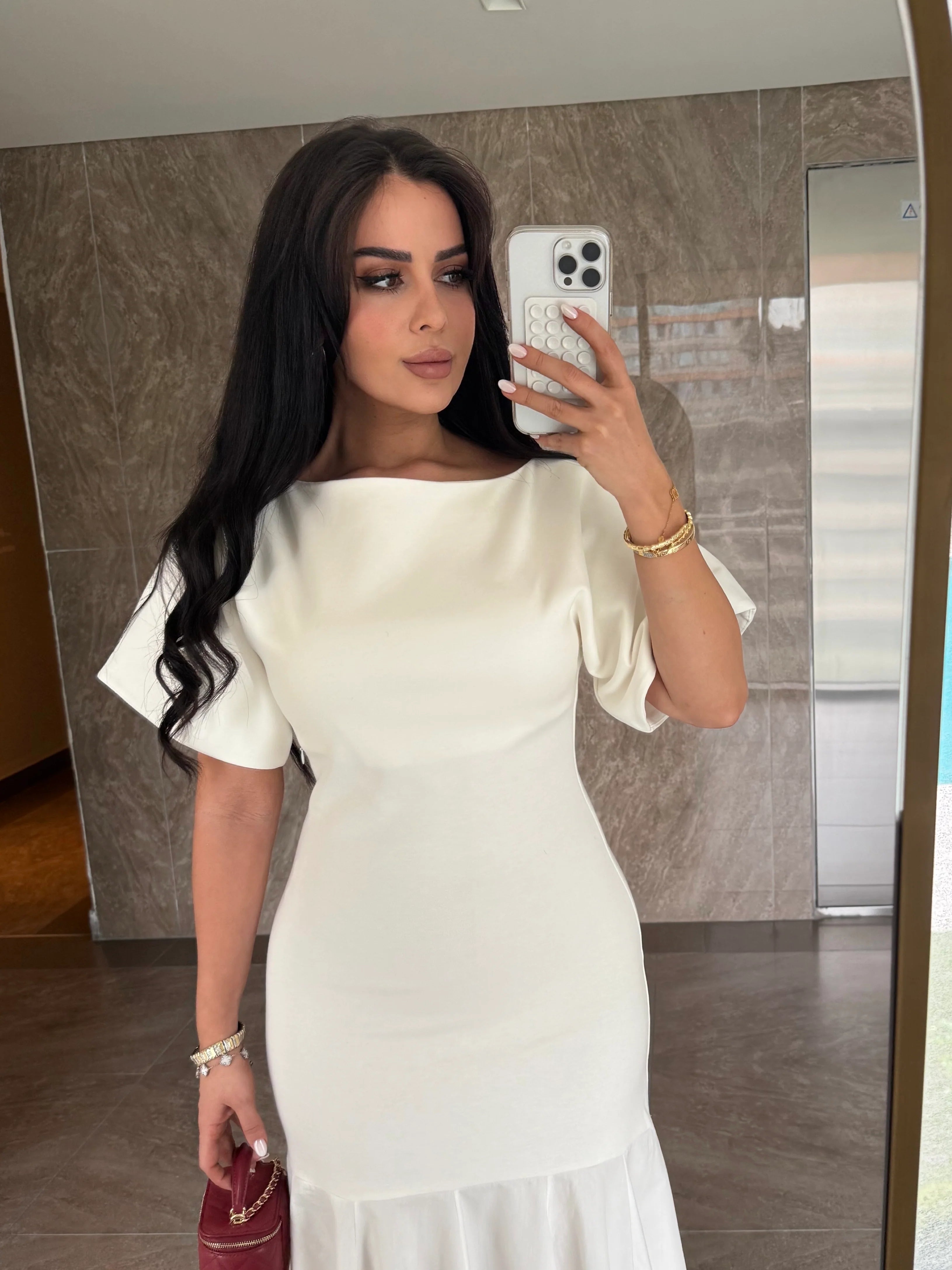 Ariana White Dress