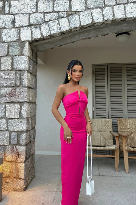 Fuchsia Design Dress