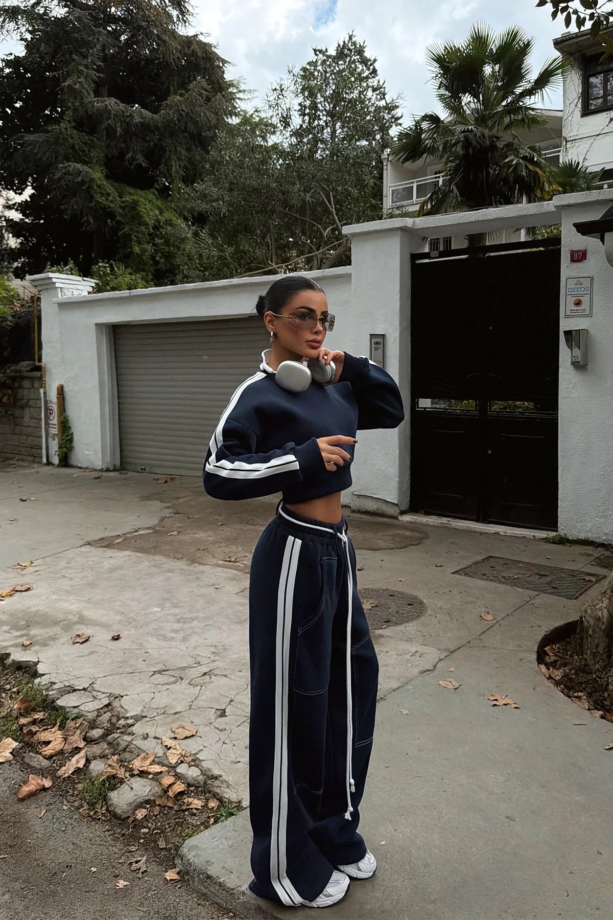 Navy Blue Trouser Suit