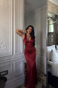 Burgundy Sartoria Long Dress