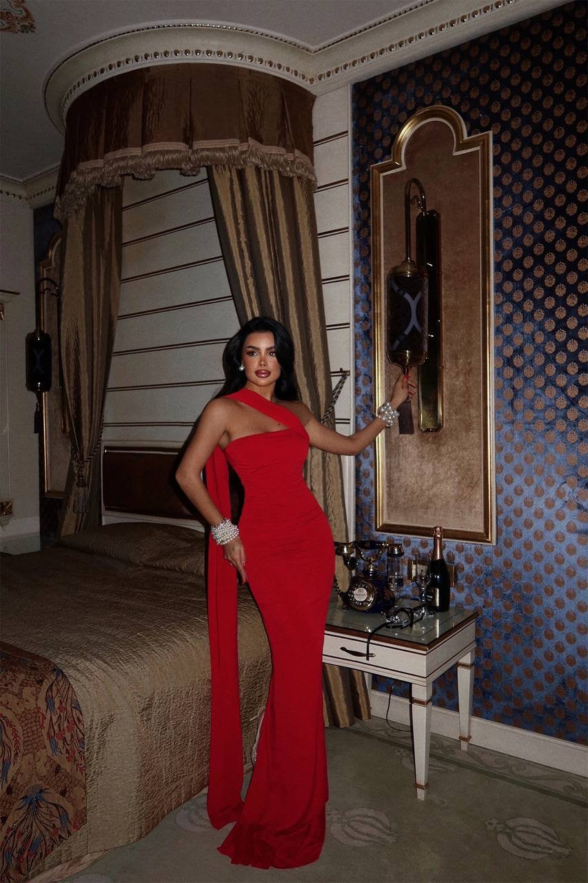Coraline Multi-Type Tie red Dress
